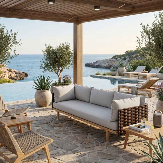 Dedon Sealine Titan Üçlü Kanepe
