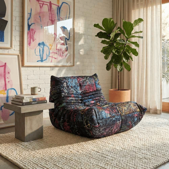 Ligne Roset Togo Tam Noir Koltuk