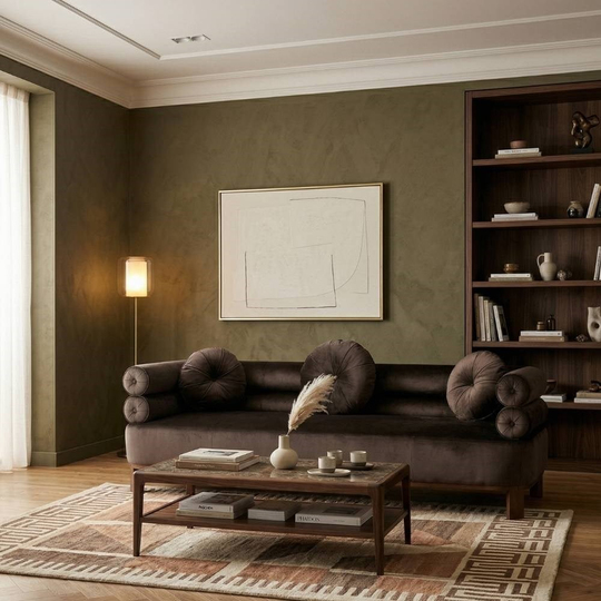 Mitchell Gold+Bob Williams Lucy Velvet Üçlü Kanepe