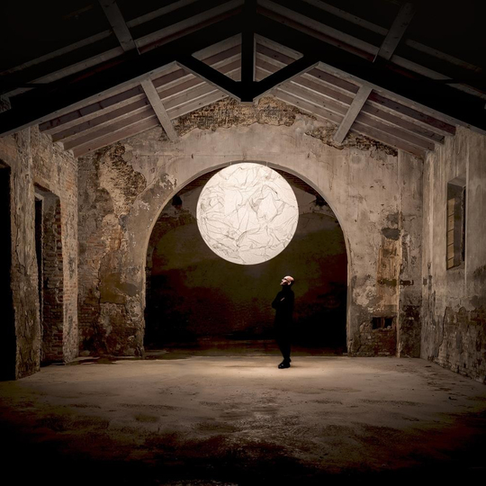 Davide Groppi Moon Matt White Rose Avize