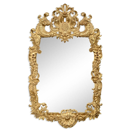 Jonathan Charles Versailles Gold Çiçek Detaylı Ayna