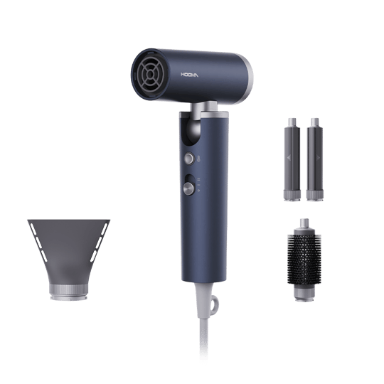 Hooma AeroDry Mini Saç Kurutma Makinesi Koyu Mavi