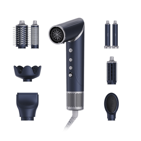 Hooma AeroStyle Pro Saç Şekillendirici Koyu Mavi