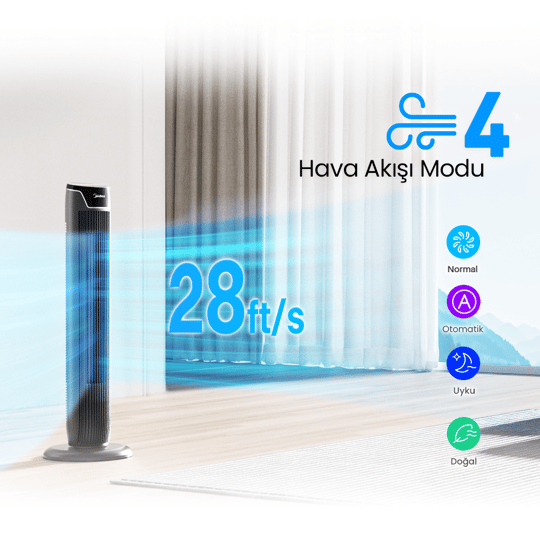 Midea Kule Tipi Vantilatör