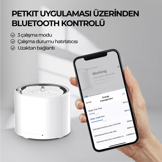 Petkit Eversweet 3 Pro (UVC) Kedi Su Pınarı