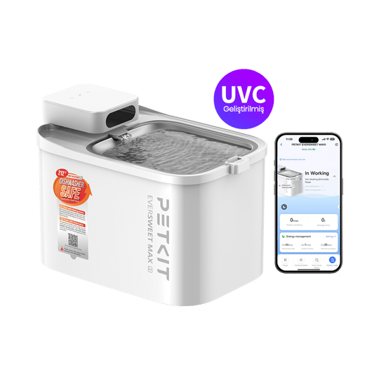 Petkit Eversweet Max 2 (UVC) Kedi Su Pınarı
