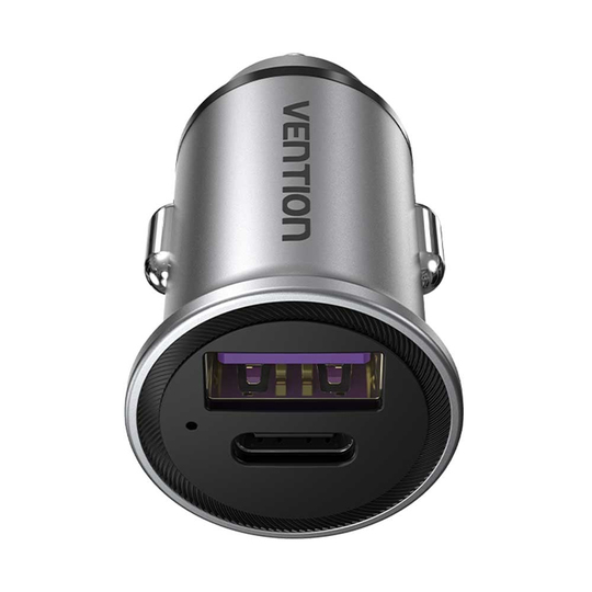 Vention 30W Çift Portlu Sarj Adaptörü FFFH0 Siyah