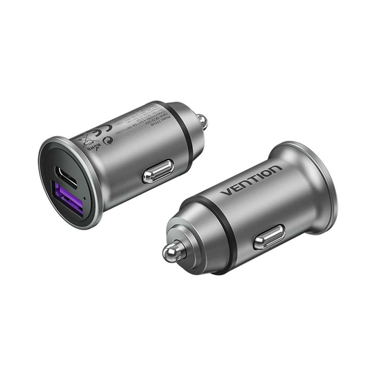 Vention 30W Çift Portlu Sarj Adaptörü FFFH0 Siyah
