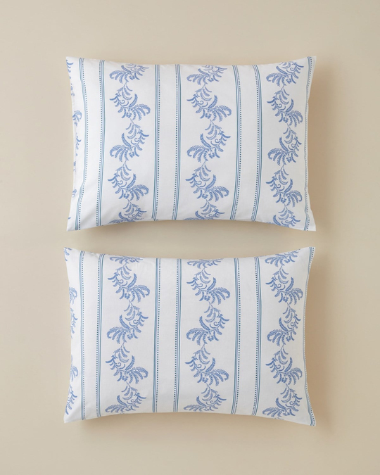 Allure Kolay Ütülenir 2li Yastık Kılıfı 50x70 cm Mavi