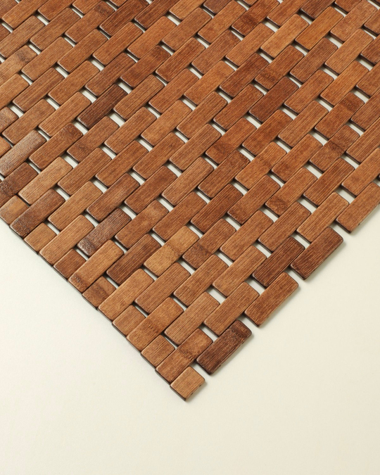 Almina Bambu Duş Kaydırmazı 70x130 cm Kahve