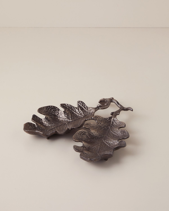 Alura Metal Dekoratif Kase 35,5x25x4 cm Bronz