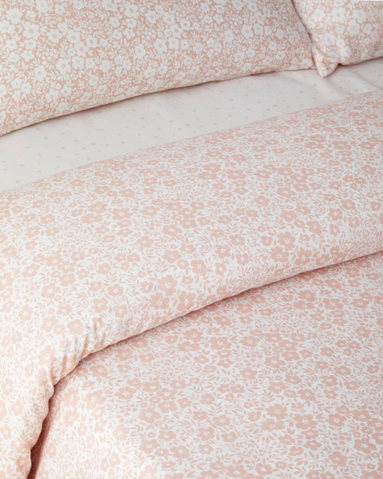 Blossira Kolay Ütülenir Çift Kişilik Çarşaflı Nevresim Takımı 200x220 cm Pembe