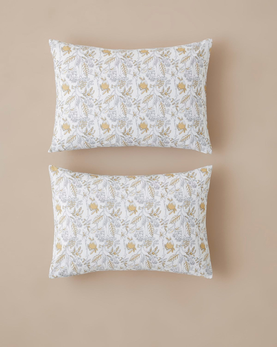 Bonnie Kolay Ütülenir 2li Yastık Kılıfı 50x70 cm Sarı