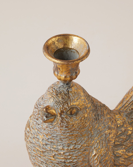 Caline Reçine Dekoratif Obje 17x11x17 cm Gold