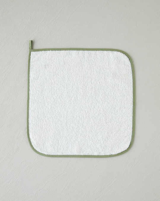 Cloud Touch Pamuk Polyester 2li Kurulama Bezi 30x30 cm Yeşil-Krem
