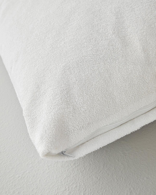 Comfort Pamuklu Sıvı Geçirmez Alez Yastık Kılıfı 50x70 cm Beyaz