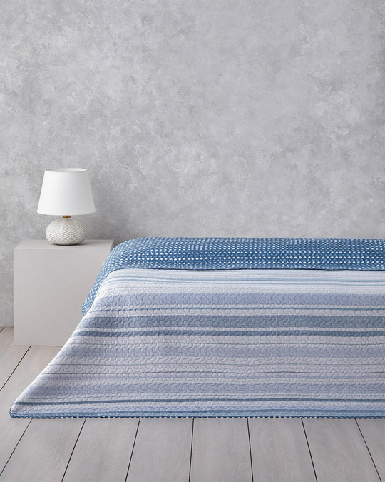 Contemporary Chic Tek Kişilik Çok Amaçlı Örtü 160x220 cm Lacivert