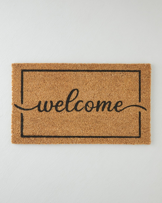 Cozy Welcome Kapı Önü Paspası 35x60 cm Natural