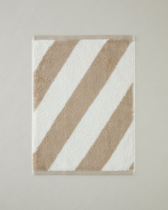 Diagonal Pamuk El Havlusu 30x40 cm Bej