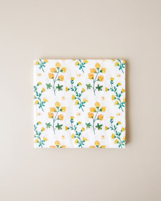 Flora Muse 20li Kağıt Peçete 33x33 cm Sarı