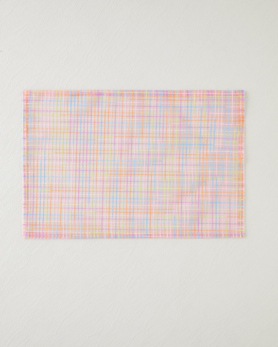 Galaxy Stripes Polyester 4lü Amerikan Servis 30x45 cm Pembe