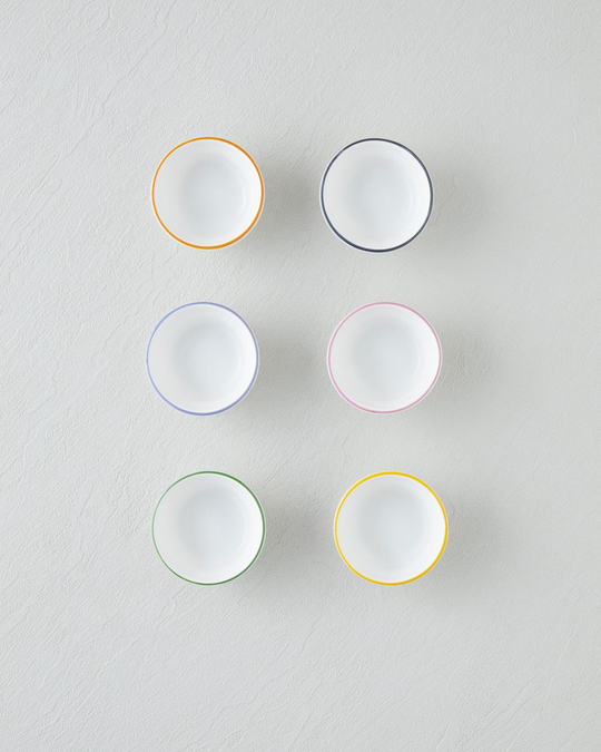Joyfull Seramik 6lı Çerezlik 6 cm Renkli
