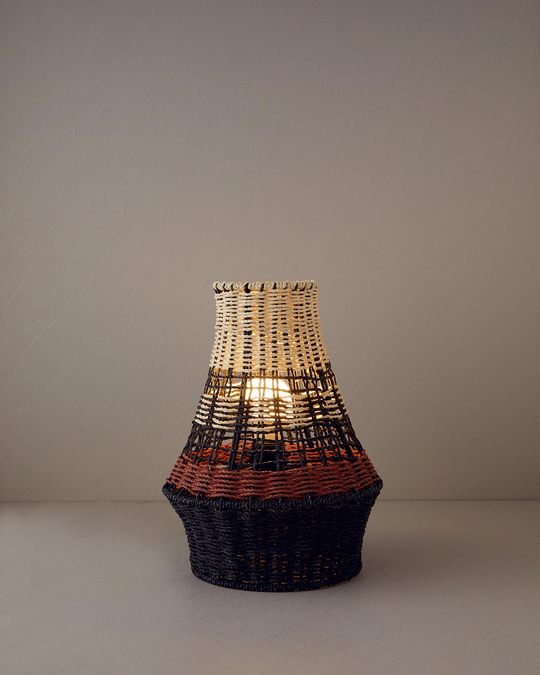 Lenore Kağıt İp Abajur 12x22x35 cm Natural