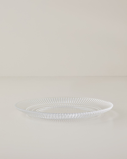 Lucent Cam Pasta Tabağı 20 cm Şeffaf