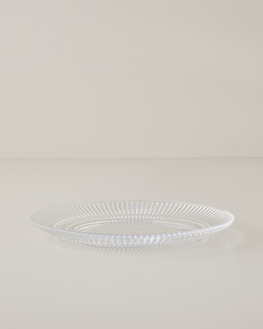 Lucent Cam Pasta Tabağı 20 cm Şeffaf