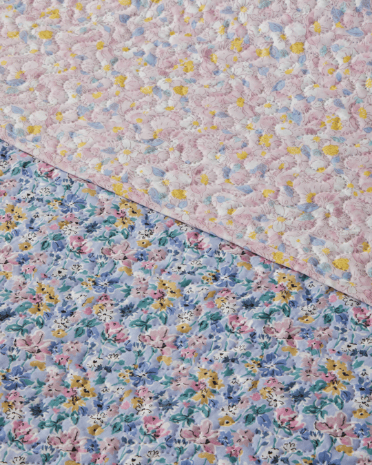 Lumira Fiorito  Tek Kişilik Çok Amaçlı Örtü 160x220 cm Açık Mavi