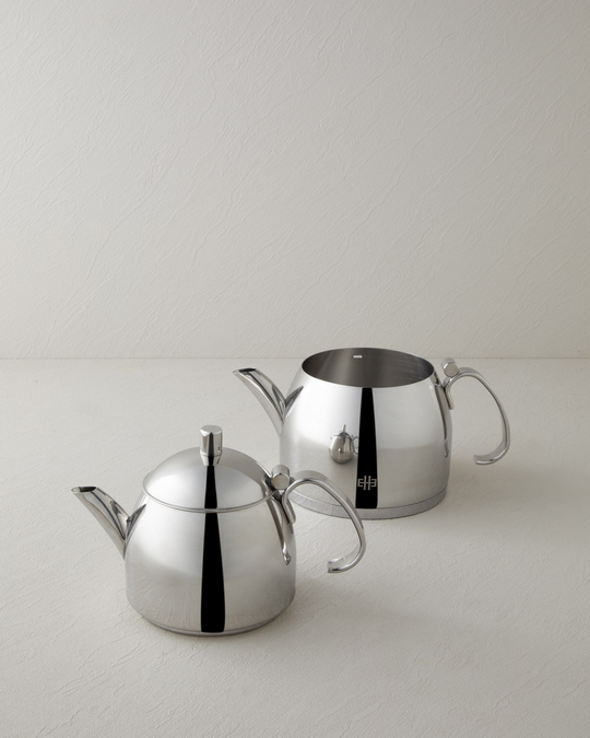 Lumos Çelik Çaydanlık 0,80 L – 1,6 L Silver