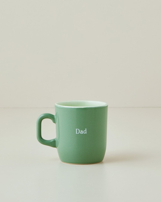 Mini&Dad Seramik İkili Kupa 150-230 ml Yeşil