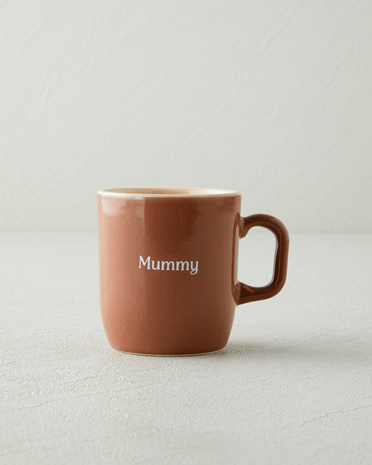 Mini&Mummy Seramik İkili Kupa 150-230 ml Krem-Kahverengi