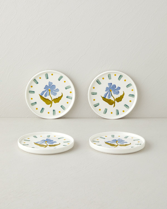 Muse Seramik 4lü Pasta Seti 16 cm Renkli
