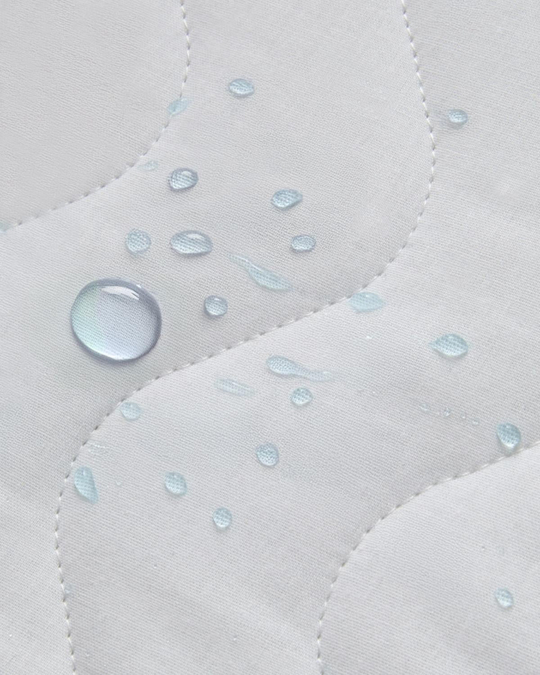 Napline Pamuklu Kapitoneli Sıvı Geçirmez Tek Kişilik Alez 100x200 cm Beyaz
