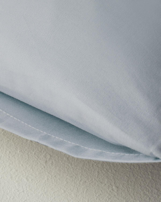 Novella Premium Pamuk Dokulu 2li Yastık Kılıfı 50x70 cm Açık Mavi