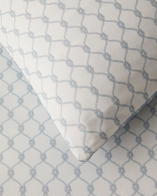 Ocean Rope Kolay Ütülenir Çift Kişilik Nevresim Seti 200x220 cm Mavi