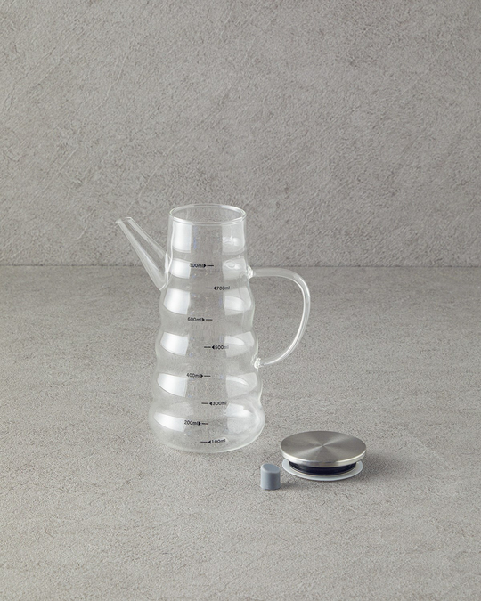 Ornella Borosilikat Yağdanlık 800 ml Şeffaf