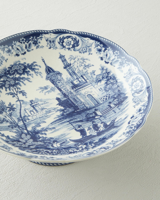 Preston Stoneware Sunumluk 24,5x24,5x8,5 cm Lacivert