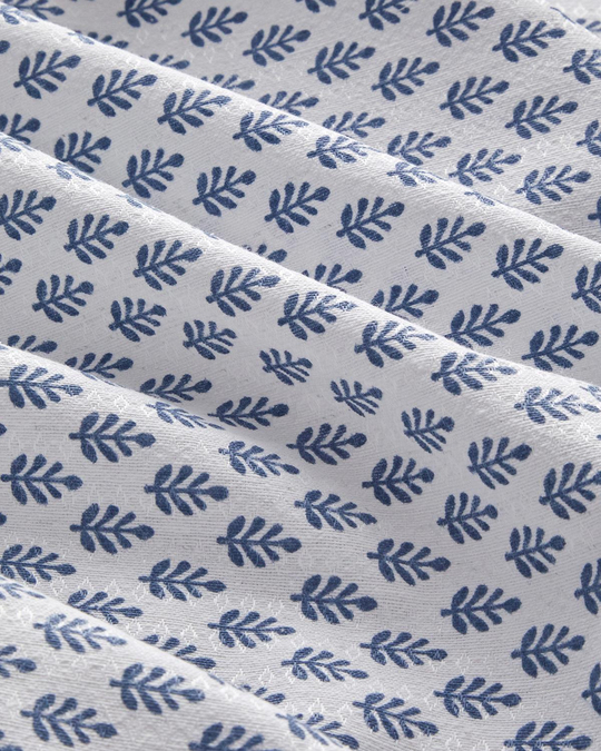Pure Leaves Ecosoft Tek Kişilik Pike 150x220 cm Mavi