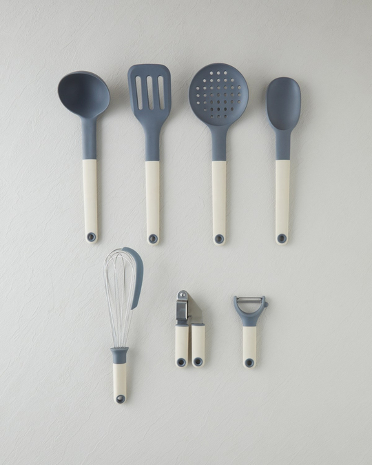 Rachelle Plastik Spatula 33,7 x 8,2 cm Krem-Gri