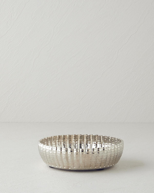 Regina Metal Dekoratif Tabak 15 x 15 x 4.5 cm Silver