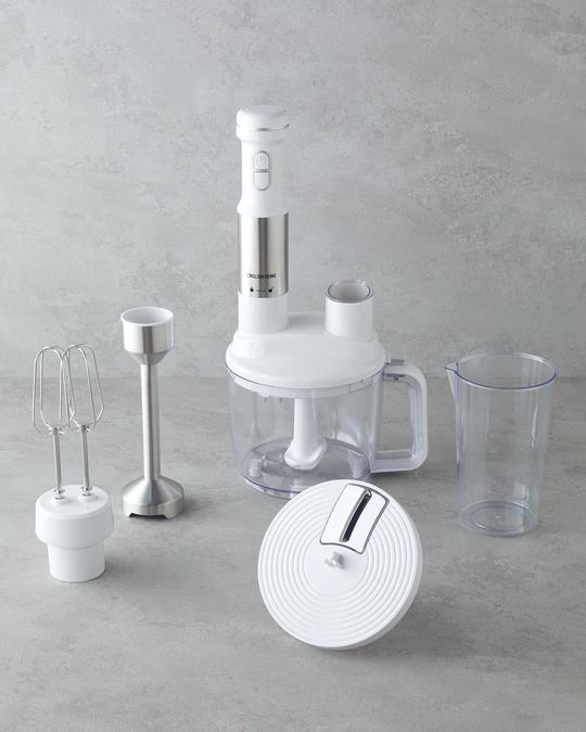 English Home RMB 3001 4 Bıçaklı Multi Blender Seti 1500W Beyaz-Krom