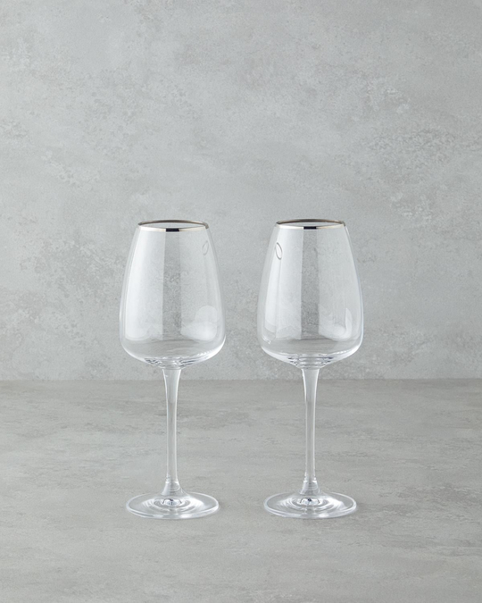 Serenity Kristal 2li Kadeh 440 ml Silver
