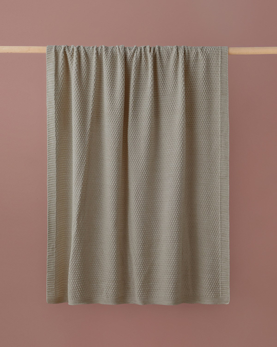 Simple White Koltuk Şalı 130x170 cm Vizon