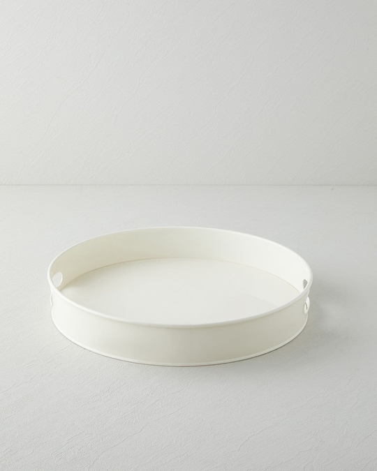 Simplex Metal Tepsi 37 cm Krem