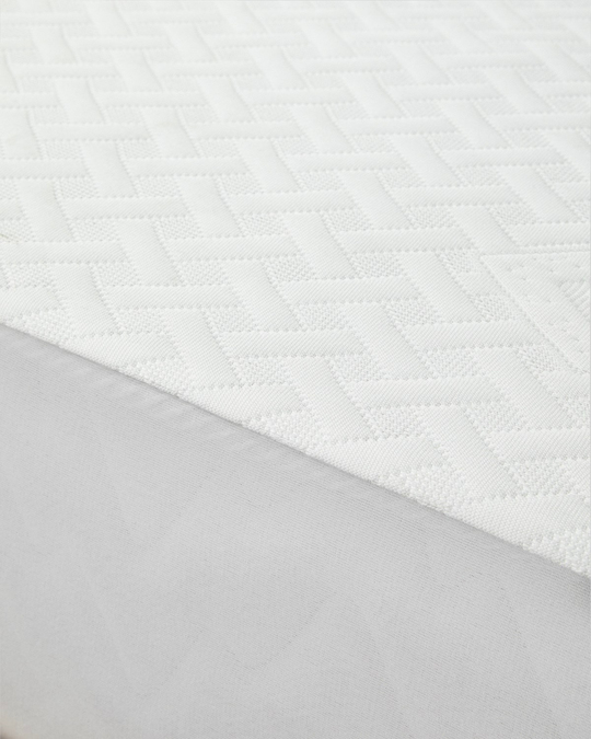Soft Care Örme Sıvı Geçirmez Tek Kişilik Alez 100x200 cm Beyaz