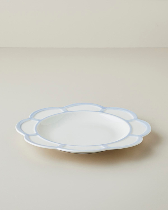 Soft Cloud Stoneware Çukur Tabak 26 cm Açık Mavi