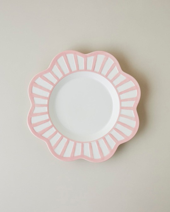Soft Cloud Stoneware Servis Tabağı 27,5 cm Açık Pembe