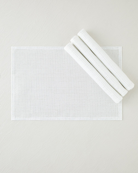 Soft glow 4lü Amerikan Servis 30x45 cm Beyaz